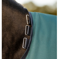 Capa Horseware Amigo Ripstop 900D Turnout 200g Dinastia verde / marinho / prateado