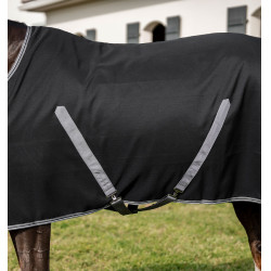 Cobertura de box Horseware Rambo forro de microfibra Preto / tempestade / cinza prateado Cobertura de box Horseware Rambo forro de microfibra Preto / tempestade / cinza prateado