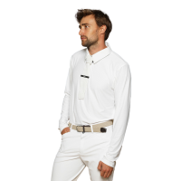 Polo de competição GEM Homem Branco