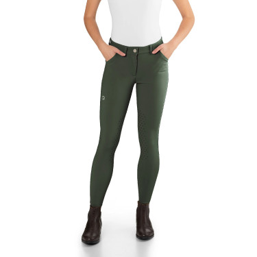 Calças Ego7 Jumping PT mulher Caqui Kaki