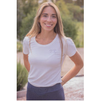 Camiseta Pénélope Techty de mangas curtas Cru Branco