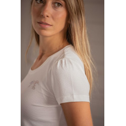 Camiseta Pénélope Techty de mangas curtas Cru Branco