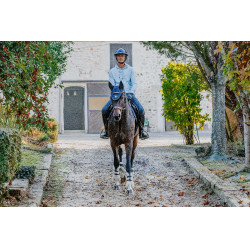 Sweat unissexo Equithème Axel Azul / céu