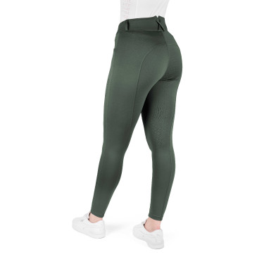 Calças Equithème Carly para mulher Caqui Kaki