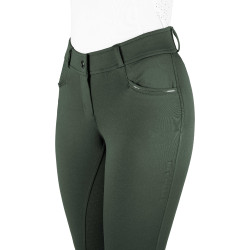 Calças Equithème Carly para mulher Caqui Kaki