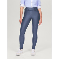 Calça Tommy Hilfiger Equestrian Highland Hybrid feminina full grip Bege sazonal