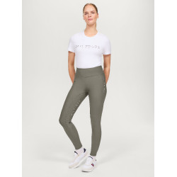 Legging Tommy Hilfiger Equestrian Devon full grip feminino Cinza Azul-marinho