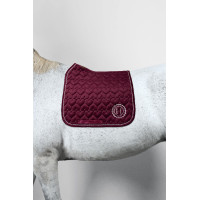 Manta de sela Harcour Valentine Bordéus Bord&amp;ocirc;