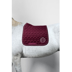 Manta de sela Harcour Valentine Bordéus Bord&amp;ocirc;