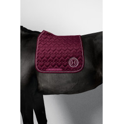 Manta de sela Harcour Valentine Bordéus Bord&amp;ocirc;