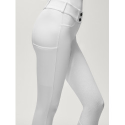 Calças Tommy Hilfiger Equestrian Lea full grip Branco óptico Calças Tommy Hilfiger Equestrian Lea full grip Branco óptico