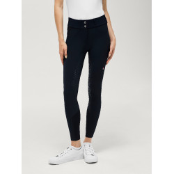 Calças Tommy Hilfiger Equestrian Lea full grip Céu do deserto Azul Calças Tommy Hilfiger Equestrian Lea full grip Céu do deserto Azul