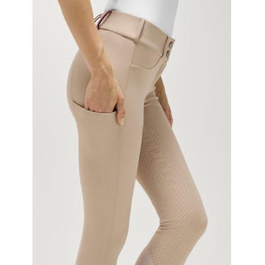 Calças Tommy Hilfiger Equestrian Lea full grip Bege