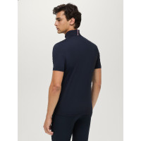 Polo de treino Rialto Tommy Hilfiger Equestrian 1/4 zip mangas curtas homem Céu do deserto Azul