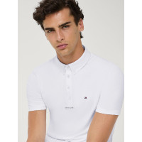 Polo de concurso Alex Tommy Hilfiger Equestrian de mangas curtas para homem Branco óptico