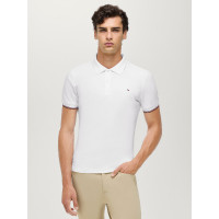 Pólo de mangas curtas Davis Tommy Hilfiger Equestrian homem Branco óptico