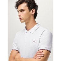 Pólo de mangas curtas Davis Tommy Hilfiger Equestrian homem Branco óptico