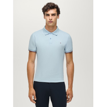 Pólo de mangas curtas Davis Tommy Hilfiger Equestrian homem Azul suave