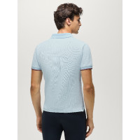 Pólo de mangas curtas Davis Tommy Hilfiger Equestrian homem Branco óptico