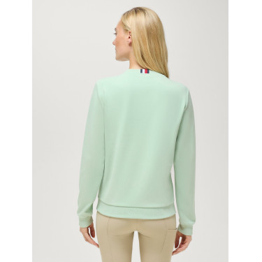 Camisola com gola redonda Belair com strass Tommy Hilfiger Equestrian mulher Hortelã Belair Camisola com gola redonda Belair com strass Tommy Hilfiger Equestrian mulher Hortelã Belair