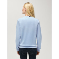 Camisola com gola redonda Belair com strass Tommy Hilfiger Equestrian mulher Azul suave Camisola com gola redonda Belair com strass Tommy Hilfiger Equestrian mulher Azul suave