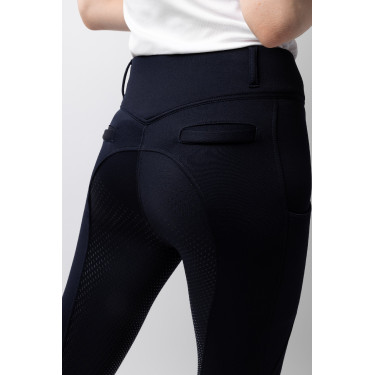 Calça Térmica com Assento Total Mira Feminina Horze Cinza fumê Cinzento Calça Térmica com Assento Total Mira Feminina Horze Cinza fumê Cinzento