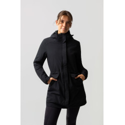 Parka acolchoada 3 em 1 Horze Isabella feminina Preto