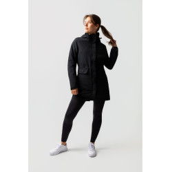 Parka acolchoada 3 em 1 Horze Isabella feminina Preto