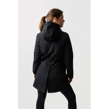 Parka acolchoada 3 em 1 Horze Isabella feminina Preto