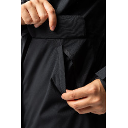 Parka acolchoada 3 em 1 Horze Isabella feminina Preto