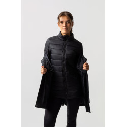 Parka acolchoada 3 em 1 Horze Isabella feminina Preto