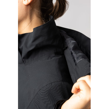 Parka acolchoada 3 em 1 Horze Isabella feminina Preto