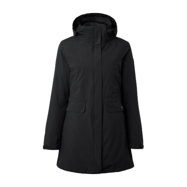 Parka acolchoada 3 em 1 Horze Isabella feminina Preto