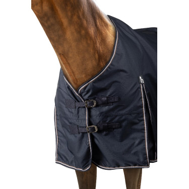 Capa de exterior Glasgow com forro polar e elementos refletores Horze Mirtilo Cinzento