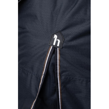 Capa de exterior Horze combo Glasgow 400 g Mirtilo Cinzento