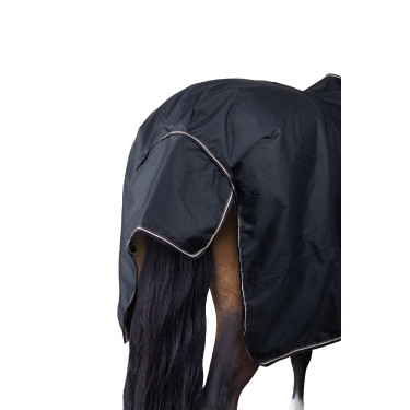 Capa de exterior Glasgow 300 g para pônei Horze Mirtilo Cinzento