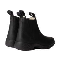 Botas jodhpur Horze Cornwall em couro forradas com lã Preto