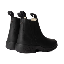 Botas jodhpur Horze Cornwall em couro forradas com lã Preto