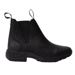 Botas jodhpur Horze Cornwall em couro forradas com lã Preto