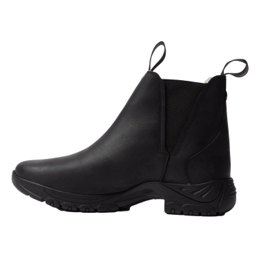 Botas jodhpur Horze Cornwall em couro forradas com lã Preto