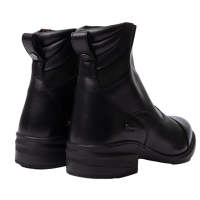 Botas jodhpur Horze Oldenburg em couro com fecho de correr frontal Preto