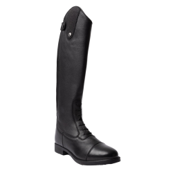 Botas de equitação altas Horze Brighton Young Rider Preto