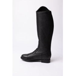 Botas de equitação altas Horze Brighton Young Rider Preto