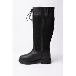 Botas de exterior impermeáveis Horze York de cano alto Preto