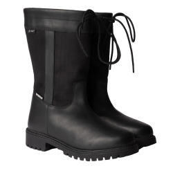Botas de exterior impermeáveis Horze York de cano médio Preto