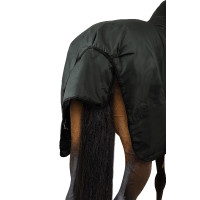 Cobertor de exterior high neck Horze Helsinki 200 g Verde escaravelho