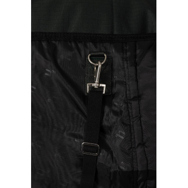 Cobertor de exterior high neck Horze Helsinki 200 g Verde escaravelho