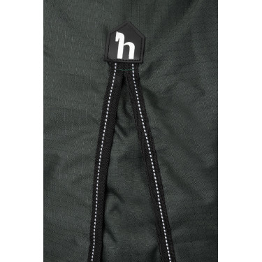 Cobertor de exterior high neck Horze Helsinki 200 g Verde escaravelho