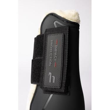 Guettres com pelo sintético Horze Armour Airflow Preto