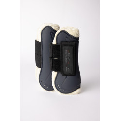 Guettres com pelo sintético Horze Armour Airflow Marinho Azul-marinho